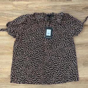 Who what wear blouse button back medium